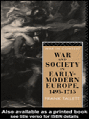cover image of War and Society in Early Modern Europe
